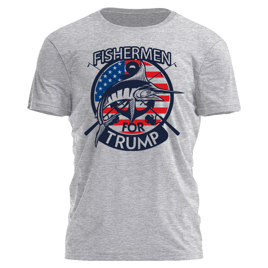 Fishermen For Trump Shirt Tee - 1199