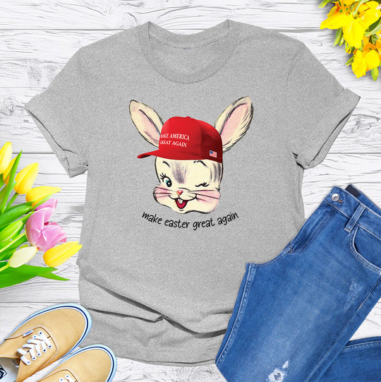 Easter Bunny Retro MAGA Hat Women's Shirt Tee