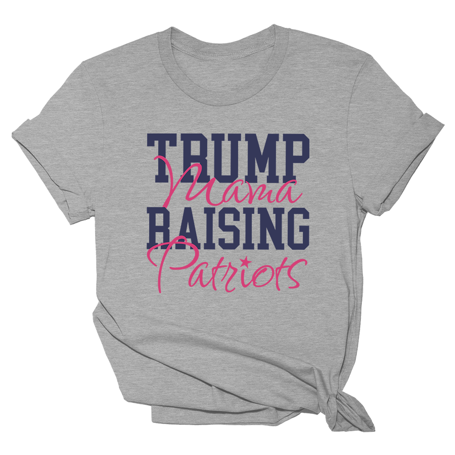 Trump Mama Raising Patriots Collegiate Shirt Tee