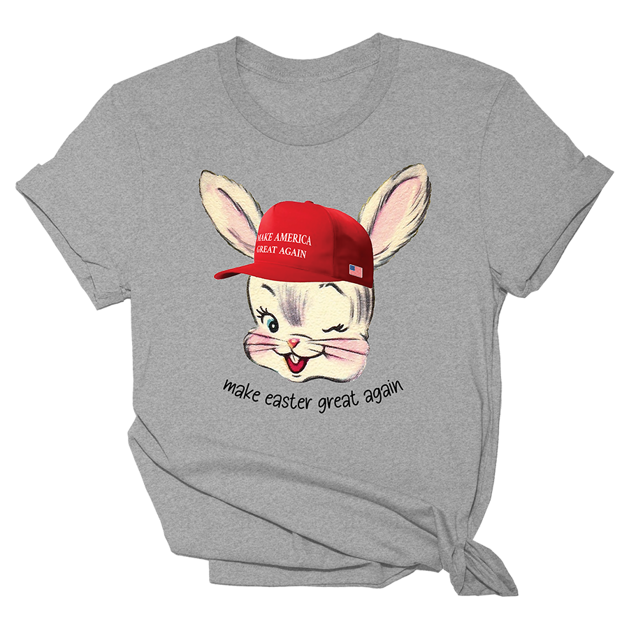 Easter Bunny Retro MAGA Hat Women's Shirt Tee