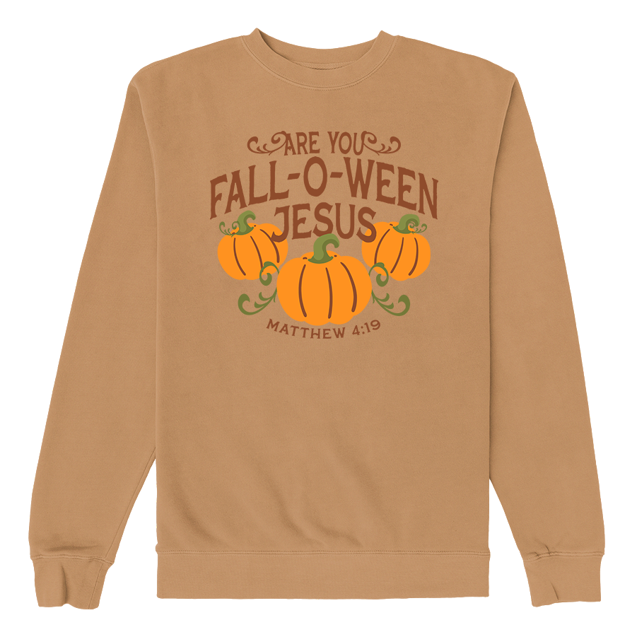 Fall O Ween Jesus Crewneck - 5142