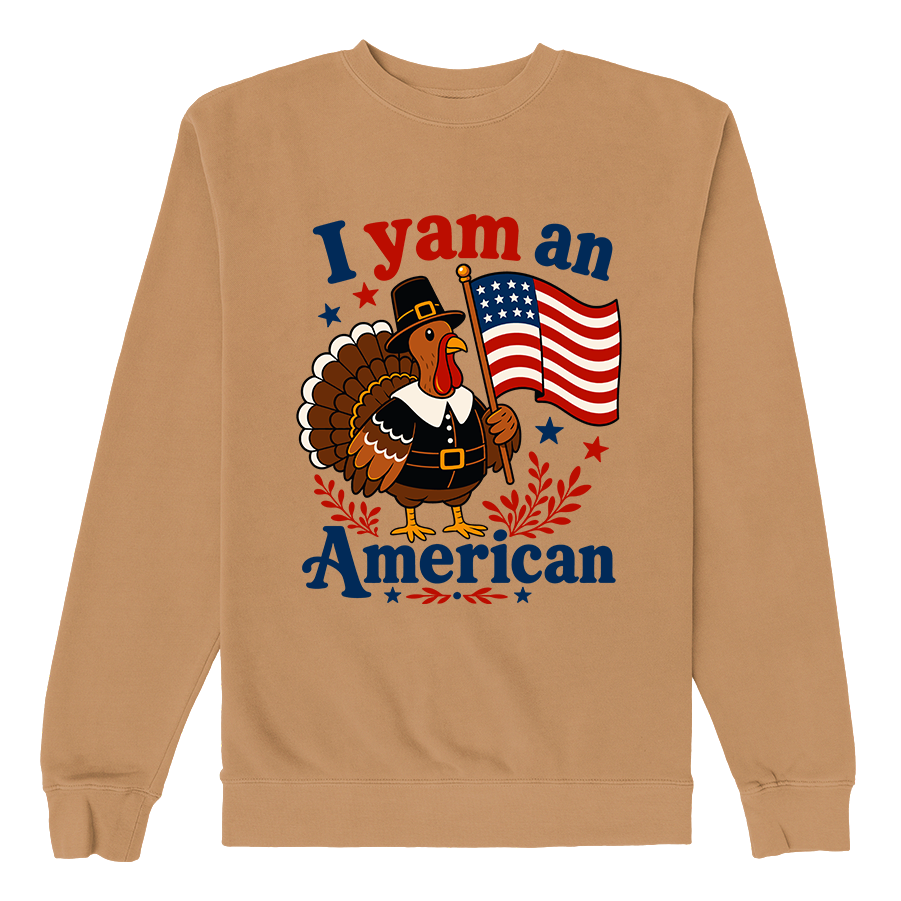I Yam An American Crewneck - 5144