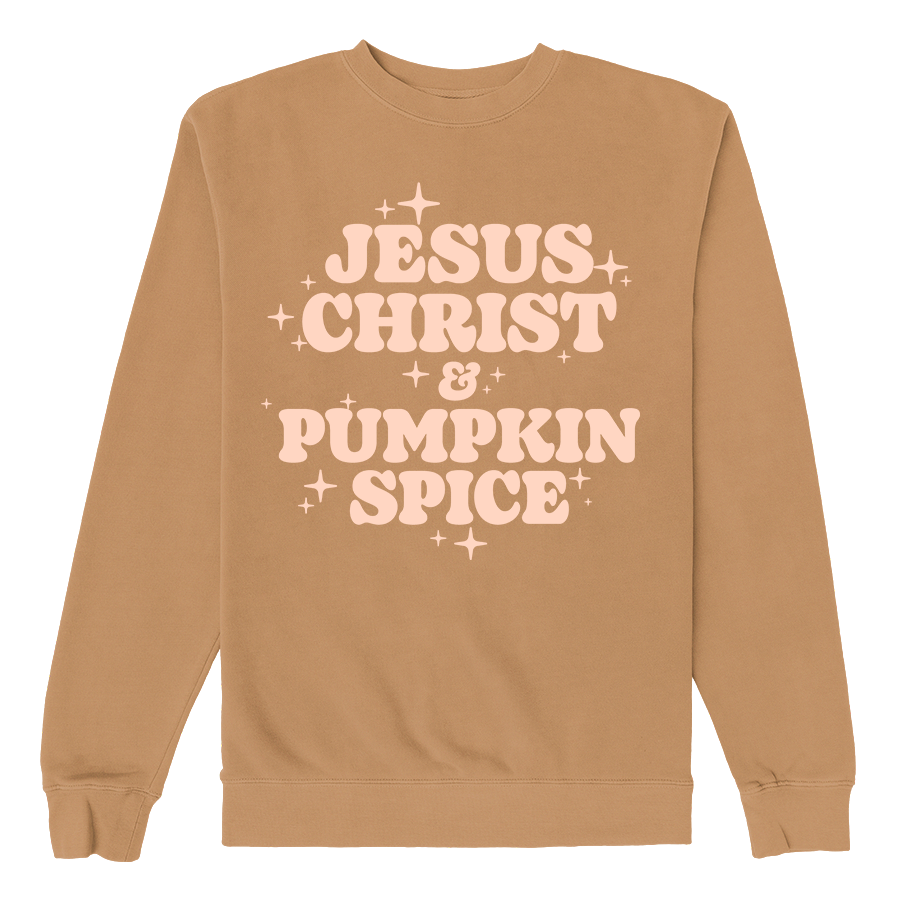 Jesus Christ & Pumpkin Spice Crewneck - 5152