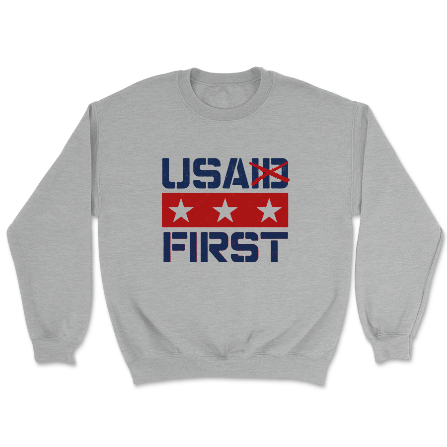 USA First Stars Crewneck - 3536
