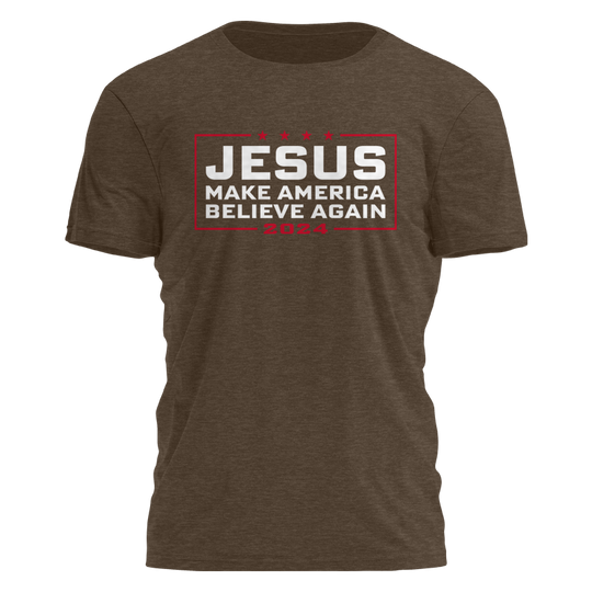 Jesus '24 - Make America Believe Tee - 2232