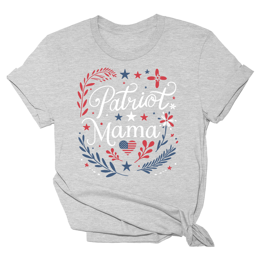Patriot Mama Floral Womens Shirt Tee