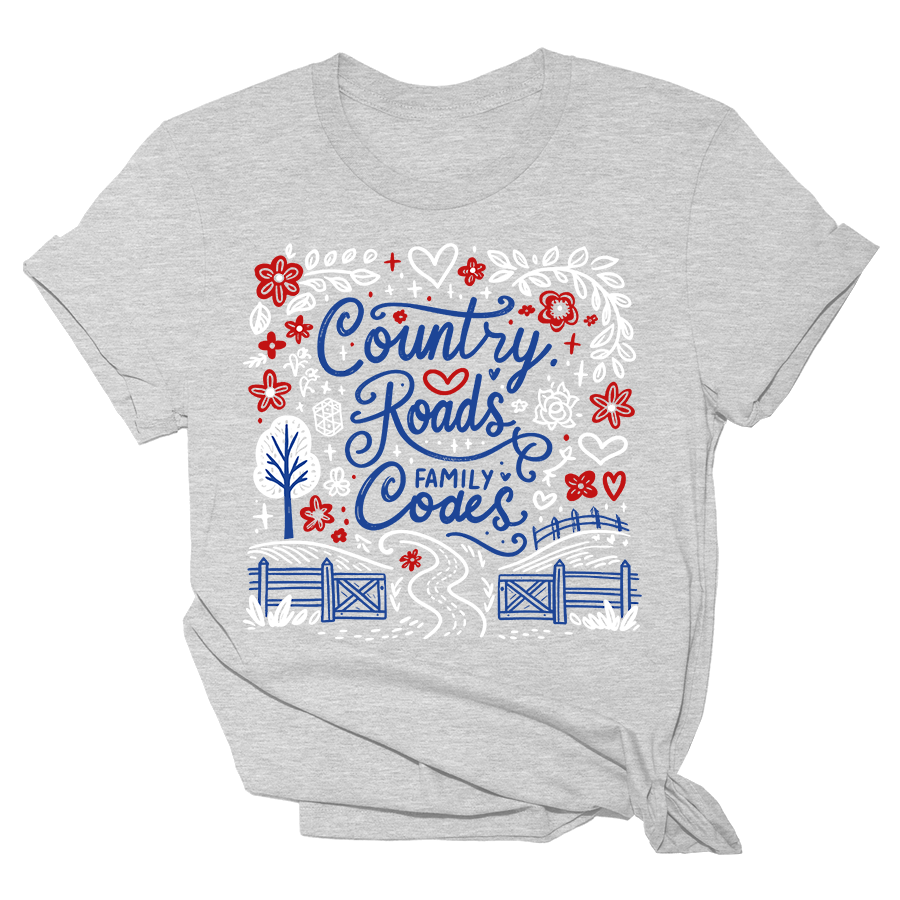 Country Roads Family Codes Tee