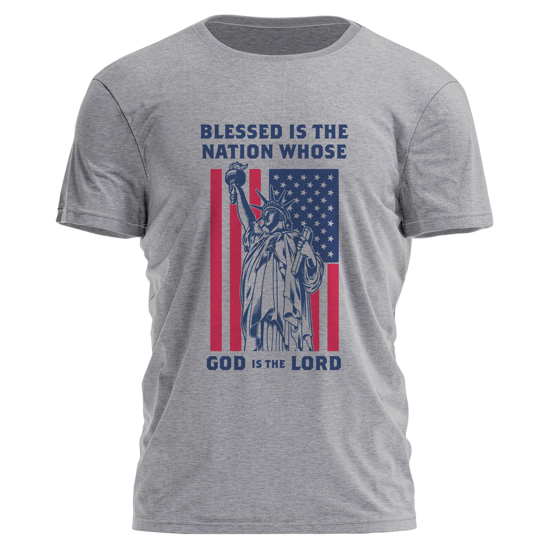 Blessed is the Nation Men's Shirt Tee