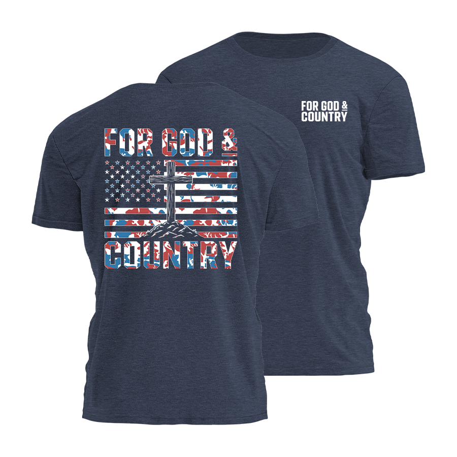 For God & Country Tee - 4743
