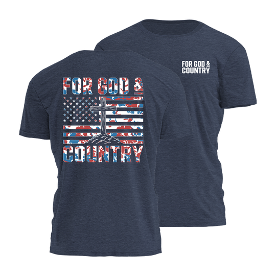 For God & Country Tee - 4743
