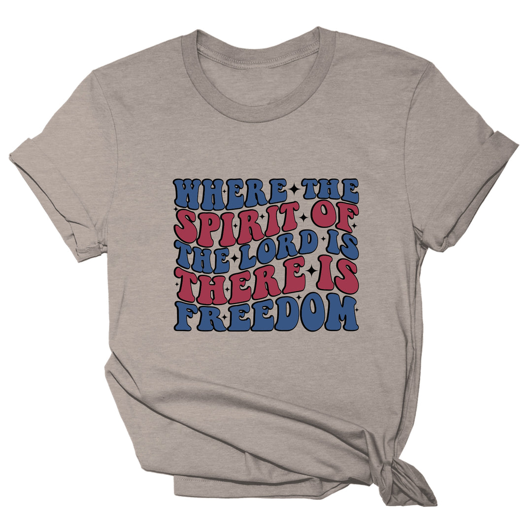 Where the Spirit of the Lord Is Women's Shirt Front Tee
