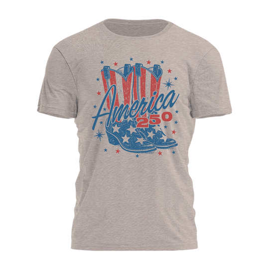 America 250 - Western Boots Tee - 4704