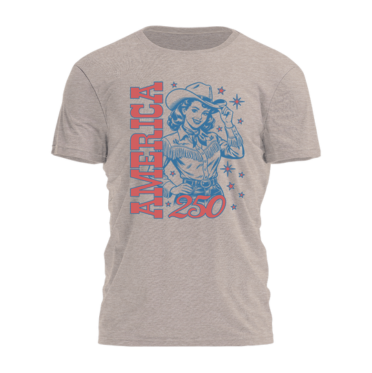 America 250 - Western Girl Tee - 4566