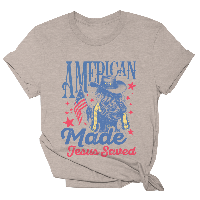 American Made - Jesus Saved Tee - 3396