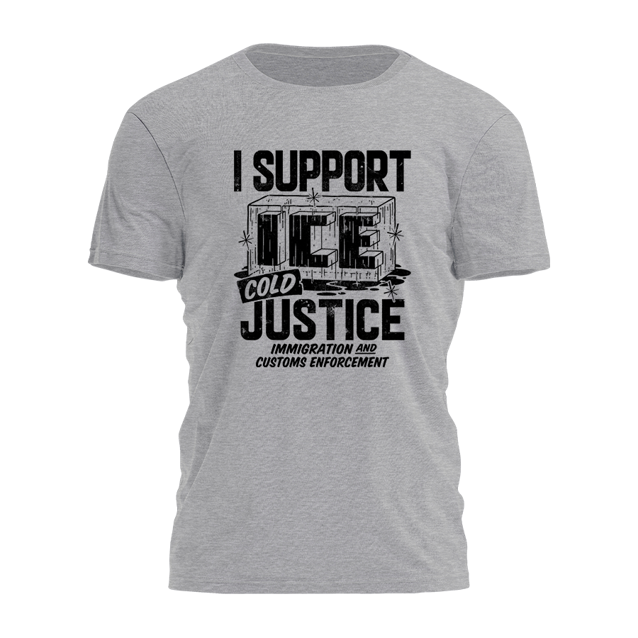 I Support ICE - Retro Tee - 4493