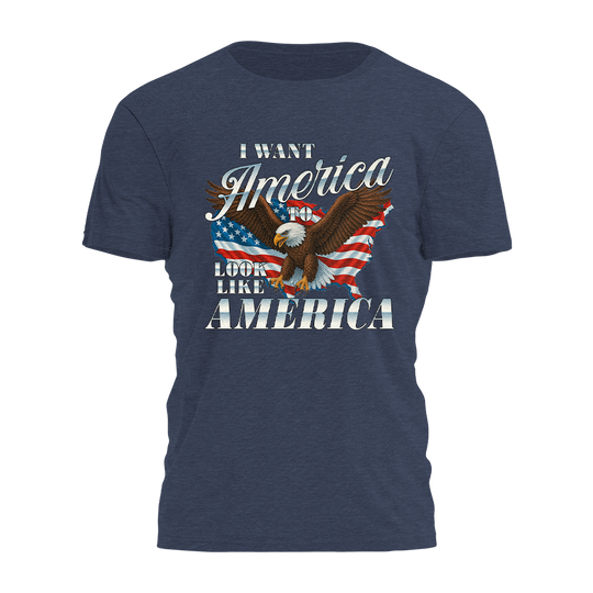 I Want America - Vintage Eagle Tee - 4130