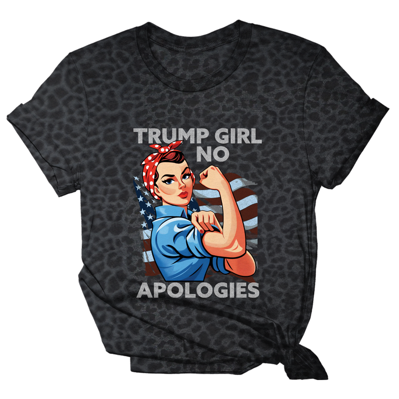 Trump Girl No Apologies Rosie Tee - 2214