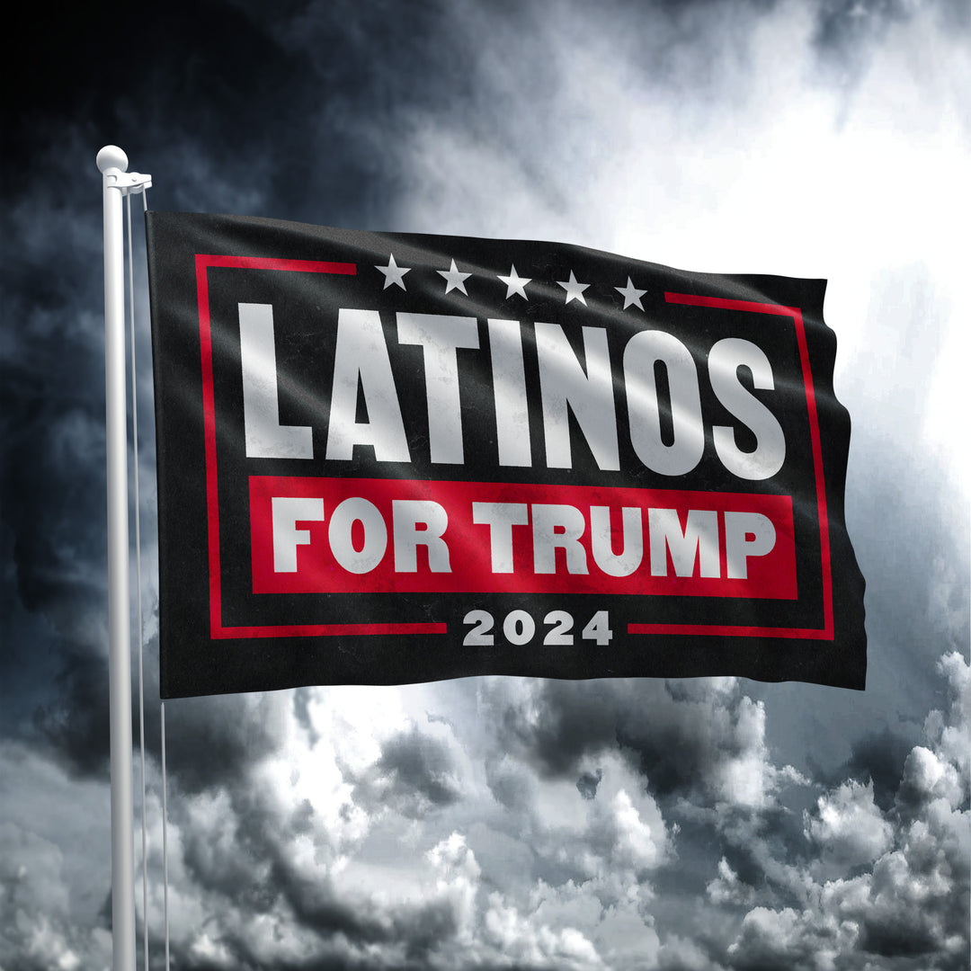 Latinos For Trump - Flag