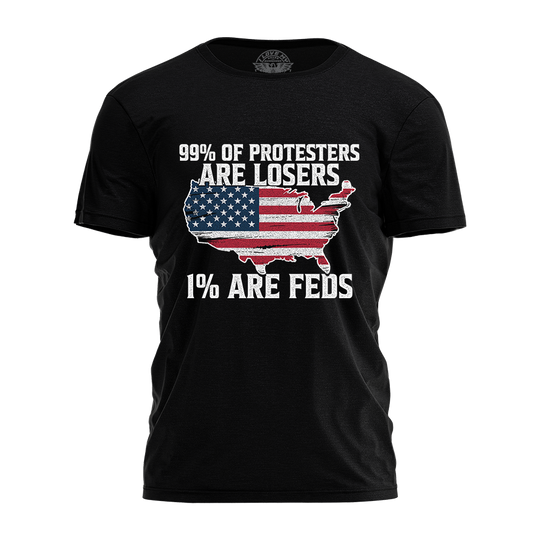 99 Percent Of Protesters Tee - 4221