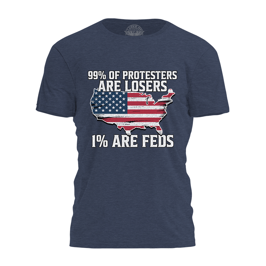 99 Percent Of Protesters Tee - 4221