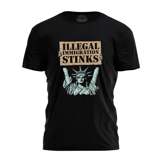 Illegal Immigration Stinks Tee - 4383