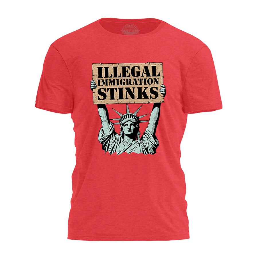 Illegal Immigration Stinks Tee - 4383