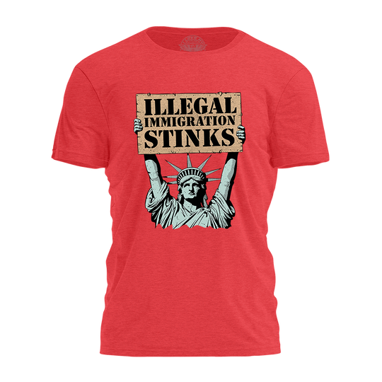 Illegal Immigration Stinks Tee - 4383