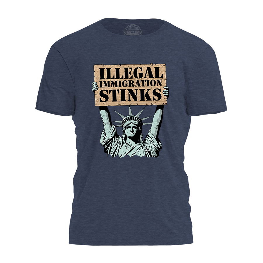 Illegal Immigration Stinks Tee - 4383