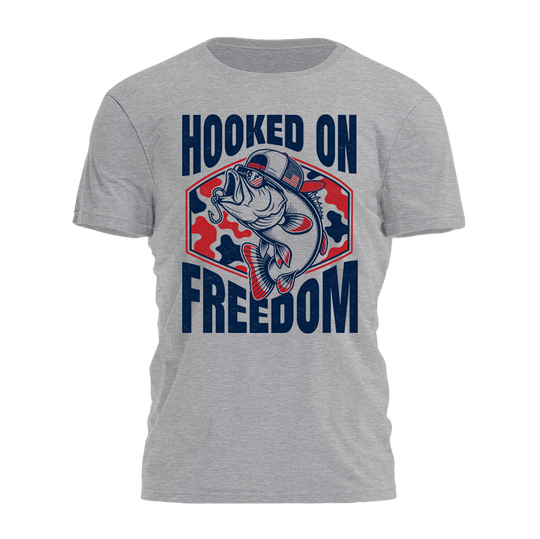 Hooked On Freedom Tee - 4828