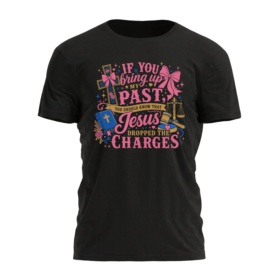 Dropped The Charges - Gavel and Scale Tee - 5047