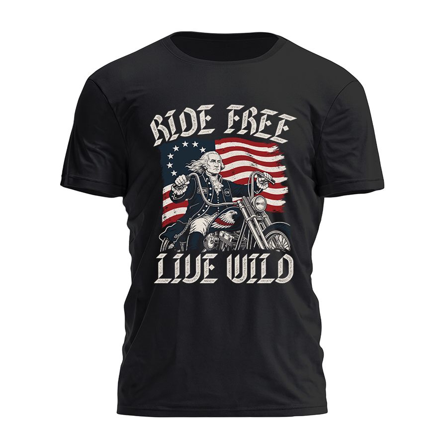 Ride Free Live Wild Tee - 4924