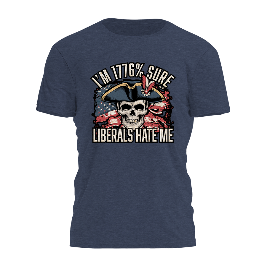 I'm 1776% Sure - Skull Tee - 4576