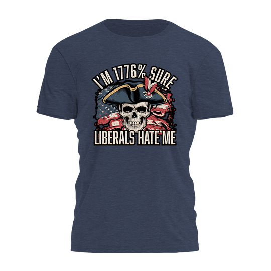 I'm 1776% Sure - Skull Tee - 4576