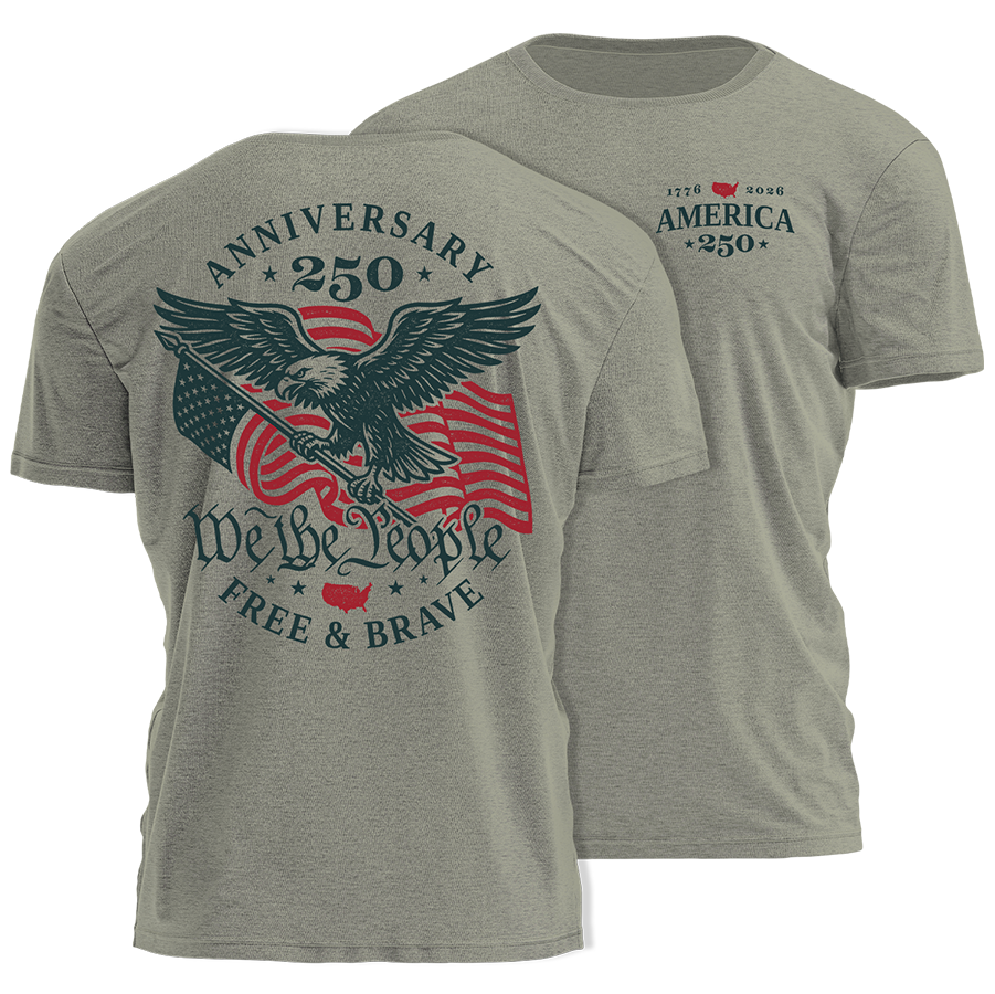 250 Free & Brave Tee - 4655