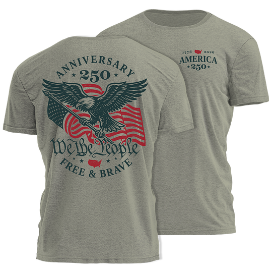 250 Free & Brave Tee - 4655