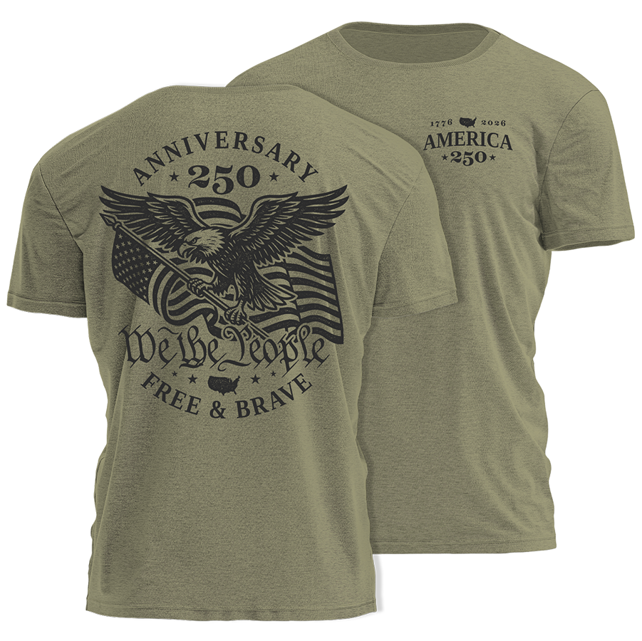 250 Free & Brave Tee - 4655