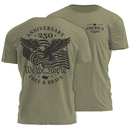 250 Free & Brave Tee - 4655