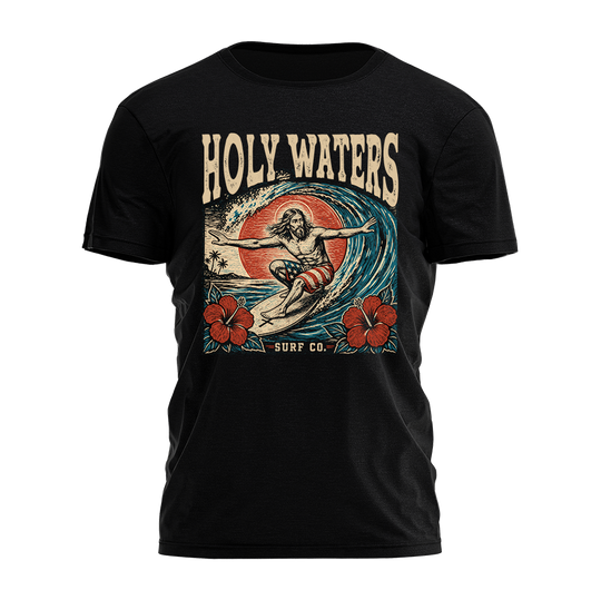 Holy Waters Surf Co Tee - 4866