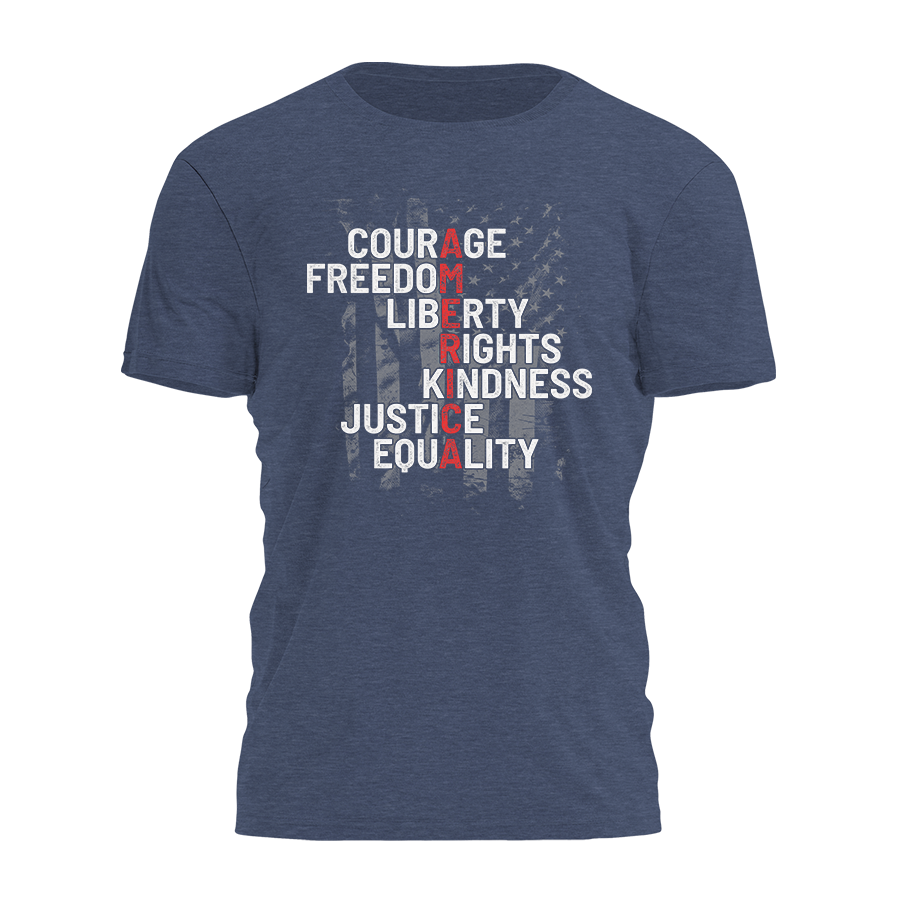 Courage Freedom Liberty Tee - 4926