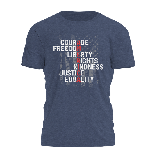 Courage Freedom Liberty Tee - 4926