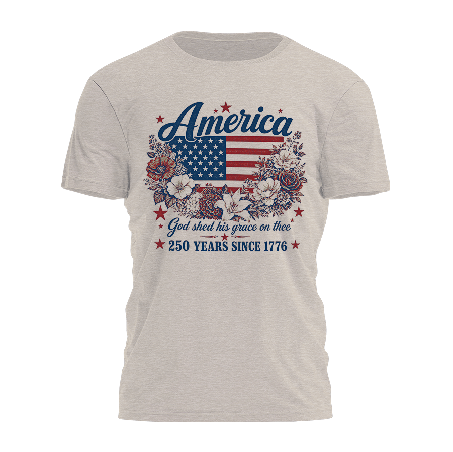 God Shed His Grace Tee - 4786