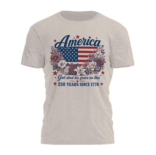 God Shed His Grace Tee - 4786