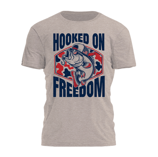 Hooked On Freedom Tee - 4828