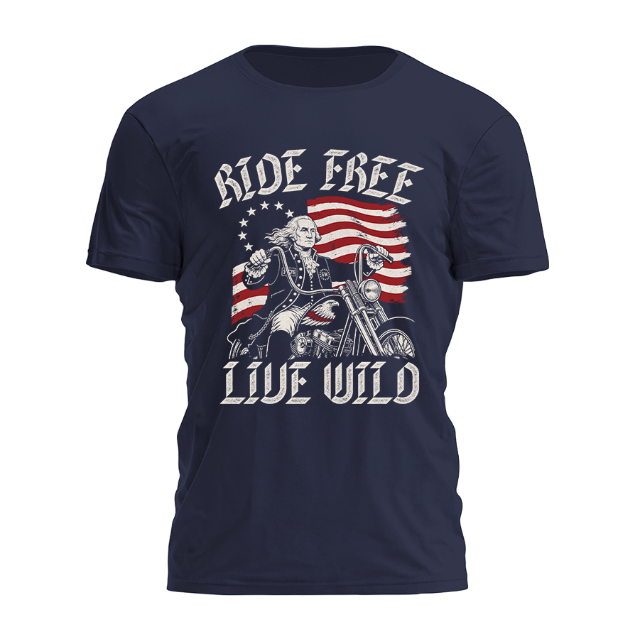 Ride Free Live Wild Tee - 4924