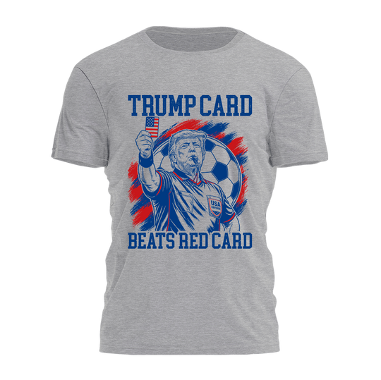 Trump Card Beats Red Card Tee - 4915