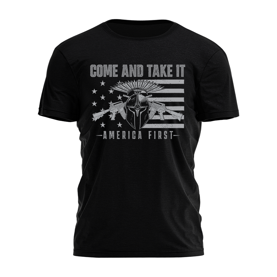 Come And Take It Spartan Tee - 2417