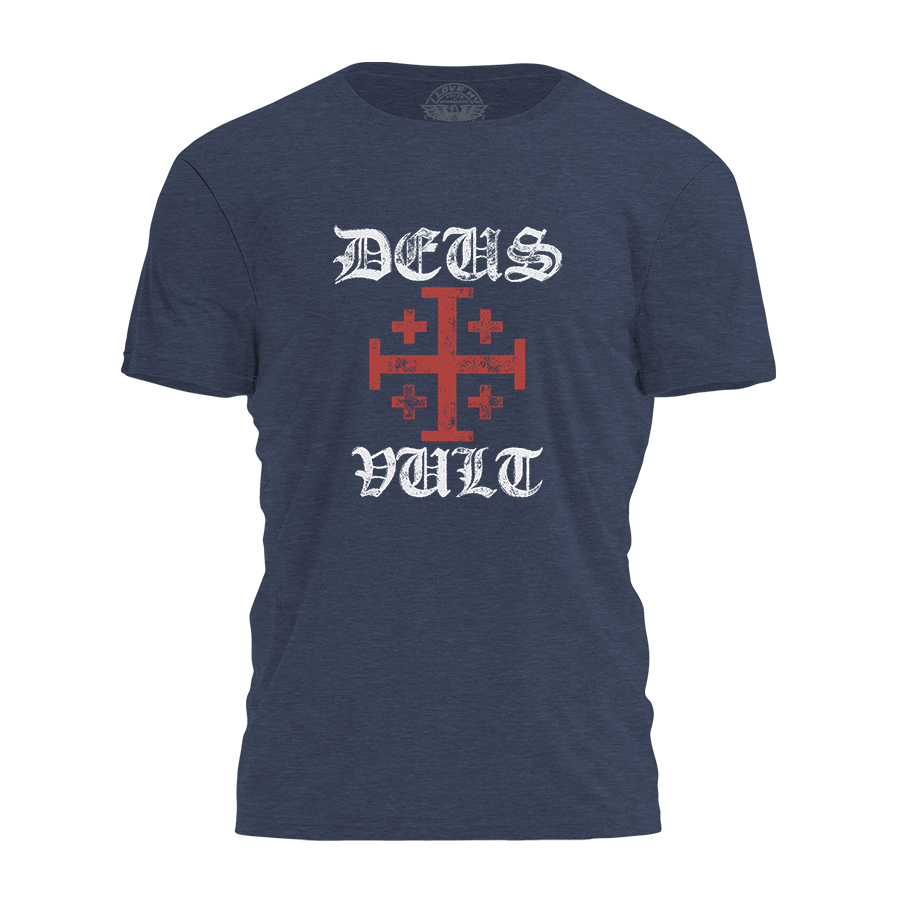 Deus Vult Cross Tee - 4305