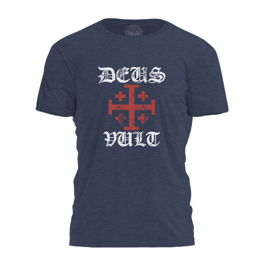 Deus Vult Cross Tee - 4305