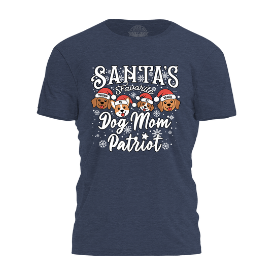 Favorite Dog Mom Patriot Tee - 4356