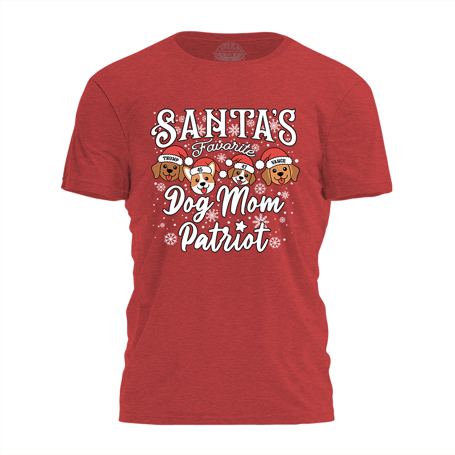 Favorite Dog Mom Patriot Tee - 4356
